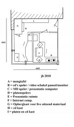 Plattegrond Studio FZO 2010